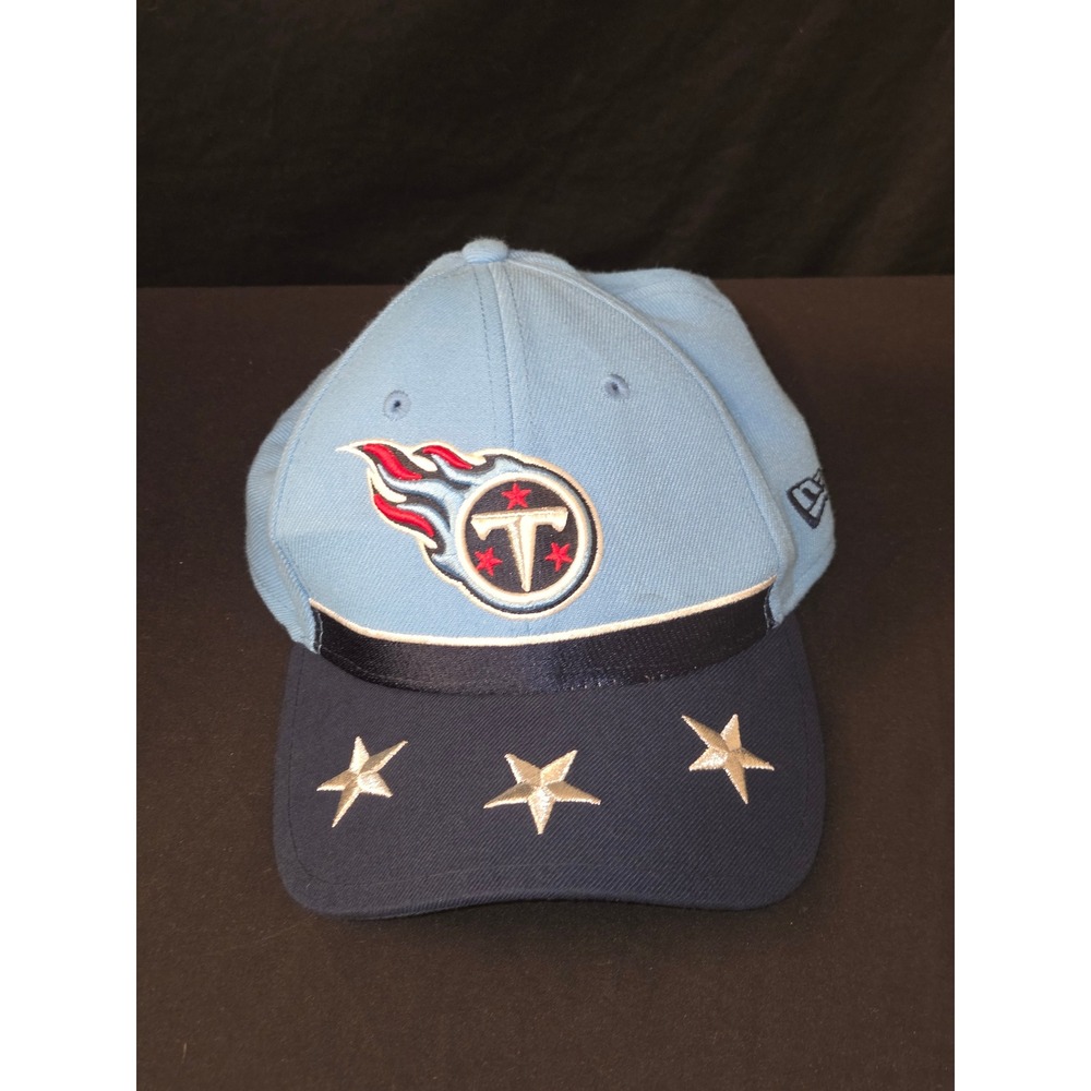 Tennessee Titans NFL New Era‎ 39Thirty Hat Cap L/XL Light Blue Stars